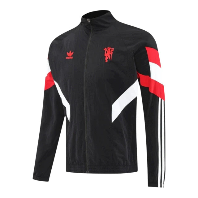 Chaqueta Cortavientos Manchester United 25/26 (Rojo/Blanco)