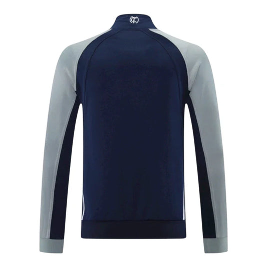 Chaqueta Cortavientos Real Madrid 25/26 (Azul/Gris)