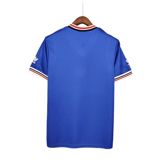 Camiseta Retro Manchester United 1985/1986 (Azul)