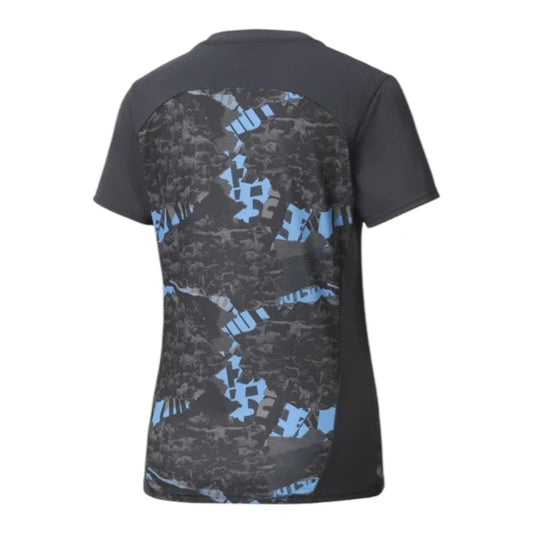 Camiseta Pre-Partido Manchester City 25/26 Mujer (Azul/Gris)