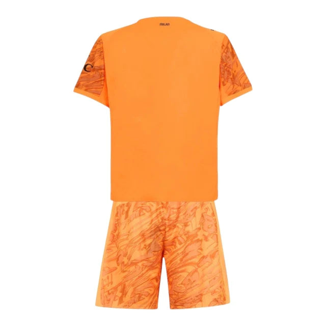 Conjunto Infantil AC Milan Portero 25/26 - Segunda Equipación