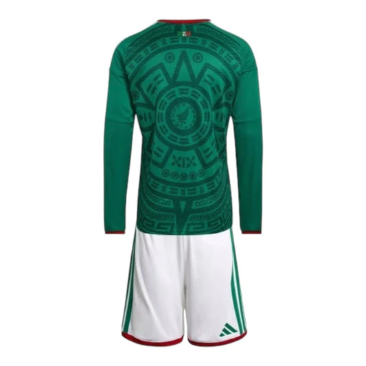 Conjunto Infantil Seleção México Manga Larga 26-27 - Primera Equipación