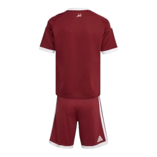 Conjunto Infantil Qatar 26/27 - Primera Equipación