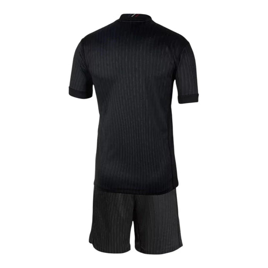 Conjunto Infantil PSG 25/26 - Cuarta Equipación (Negro)