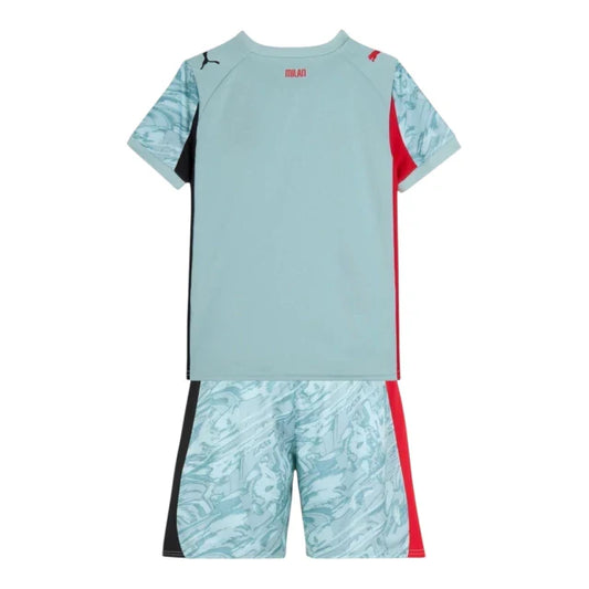 Conjunto Infantil AC Milan Portero 25/26 - Primera Equipación