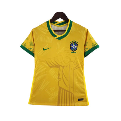 Camiseta Seleção Brasileira Cristo Redentor - Edición Especial Especial Mujer