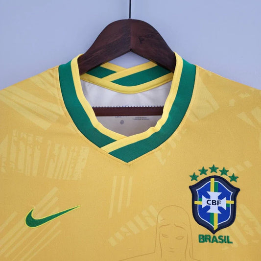 Camiseta Seleção Brasileira Cristo Redentor - Edición Especial Especial Mujer