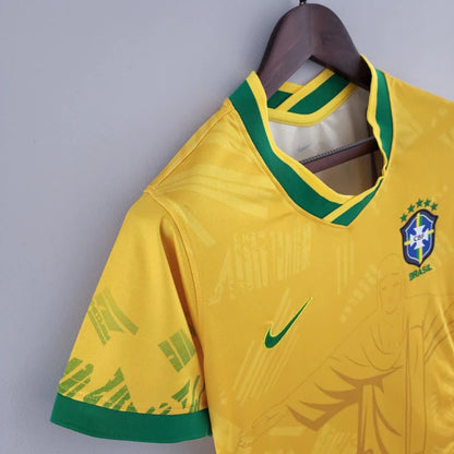 Camiseta Seleção Brasileira Cristo Redentor - Edición Especial Especial Mujer