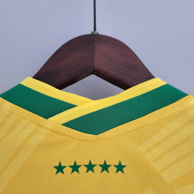 Camiseta Seleção Brasileira Cristo Redentor - Edición Especial Especial Mujer