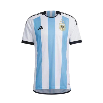 Camiseta Seleção da Argentina Três Estrelas