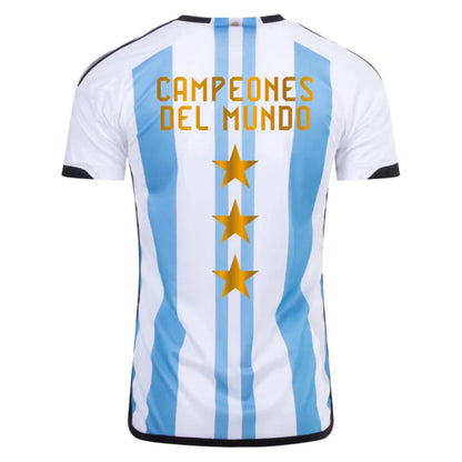 Camiseta Seleção da Argentina Três Estrelas