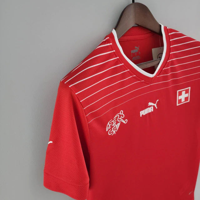 Camiseta Seleção da Suíça 2022 - Primera Equipación