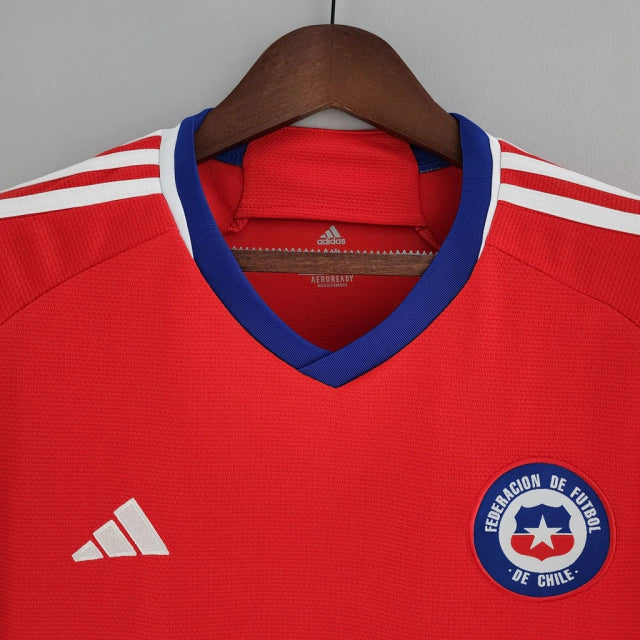 Camiseta Seleção do Chile 2022 - Primera Equipación