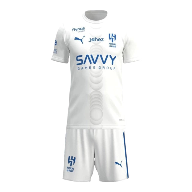 Conjunto Infantil AlHilal 25-26 - Segunda Equipación