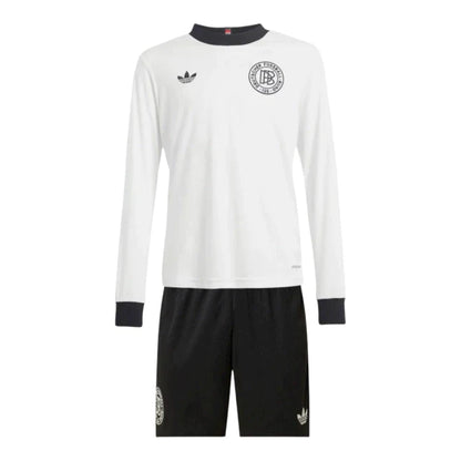 Conjunto Infantil Seleção Alemanha Edição Aniversário 125 anos Manga Larga 25-26 - Primera Equipación