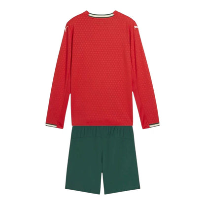 Conjunto Infantil Seleção Portugal Manga Larga 25-26 - Primera Equipación