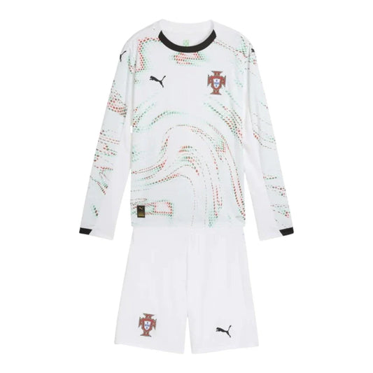 Conjunto Infantil Seleção Portugal Manga Larga 25-26 - Segunda Equipación