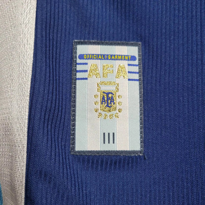 Retro Seleção da Argentina 1998 - Segunda Equipación
