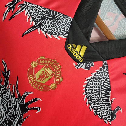 Camiseta Retro Manchester United Ano Novo Chinês 20/21 - Edición Especial