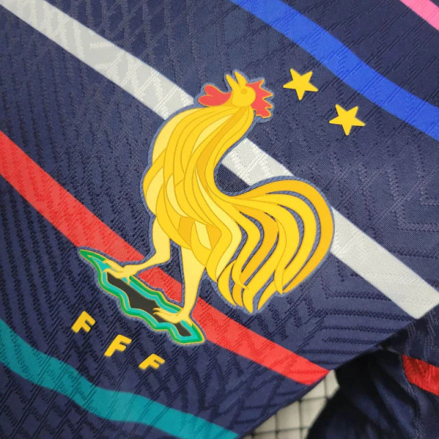 Camiseta Pre-Partido Seleção da França Jugador 24-25