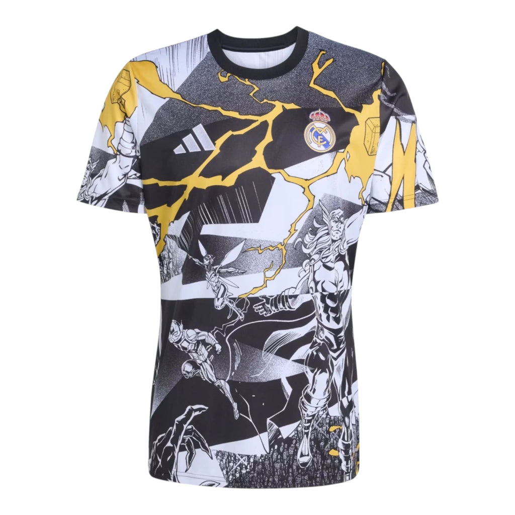 Camiseta Real Madrid Marvel Avengers Pre-Partido 25/26