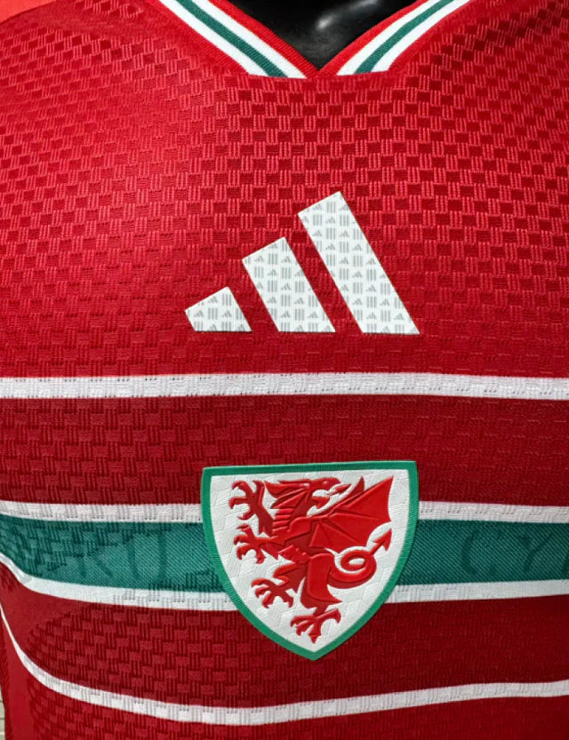 Camiseta Seleção País de Gales Jugador 26-27 - Primera Equipación
