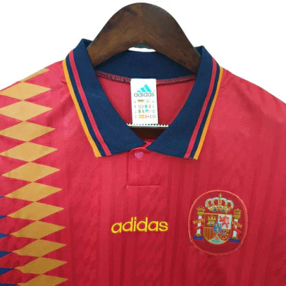 Retro Seleção da Espanha 1994 - Primera Equipación