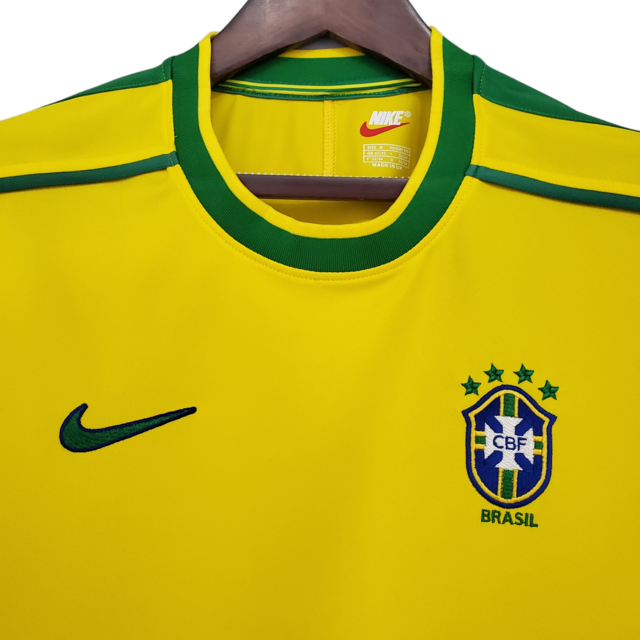 Retro Seleção Brasileira 1998 - Primera Equipación