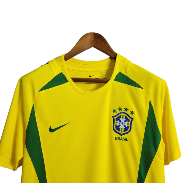 Retro Seleção Brasileira 2002 - Primera Equipación