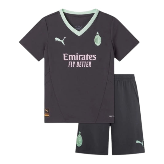 Conjunto Infantil AC Milan 24-25 - Tercera Equipación
