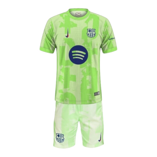 Conjunto Infantil Barcelona 24-25 - Tercera Equipación