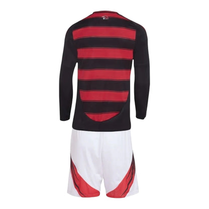 Conjunto Infantil Flamengo Manga Larga 25-26 - Primera Equipación