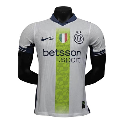Camiseta Inter de Milão Valentino Rossi Jugador 24-25 - Segunda Equipación Edición Especial Especial