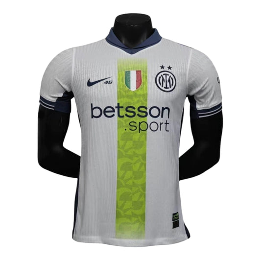 Camiseta Inter de Milão Valentino Rossi Jugador 24-25 - Segunda Equipación Edición Especial Especial