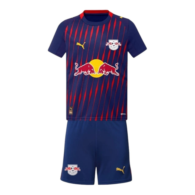 Conjunto Infantil Red Bull Leipzig 25-26 - Segunda Equipación