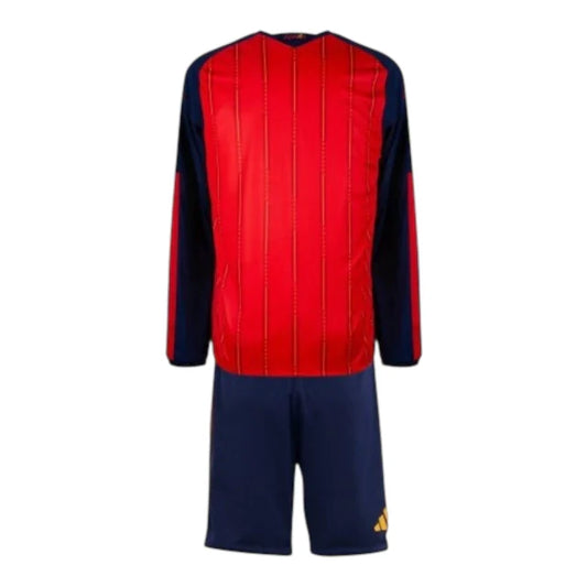 Conjunto Infantil Seleção Espanha Manga Larga 26-27 - Primera Equipación