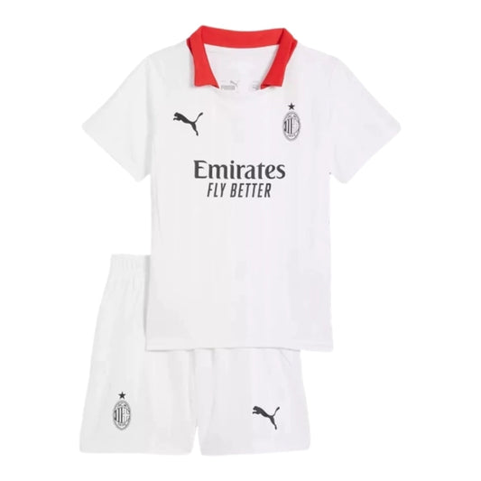 Conjunto Infantil AC Milan 24-25 - Segunda Equipación