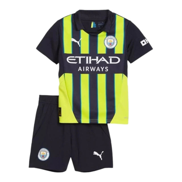 Conjunto Infantil Manchester City 24-25 - Segunda Equipación