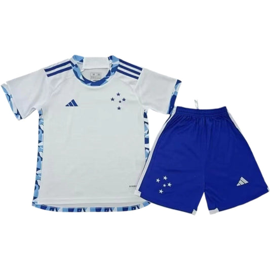 Conjunto Infantil Cruzeiro 24-25 - Segunda Equipación