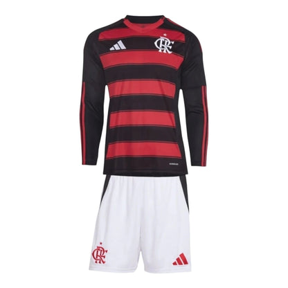 Conjunto Infantil Flamengo Manga Larga 25-26 - Primera Equipación