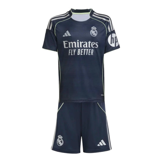 Conjunto Infantil Real Madrid 25-26 - Segunda Equipación