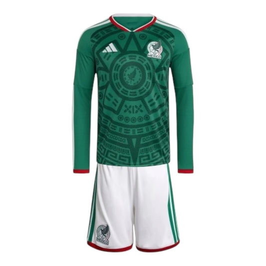 Conjunto Infantil México Manga Larga 26/27 - Primera Equipación