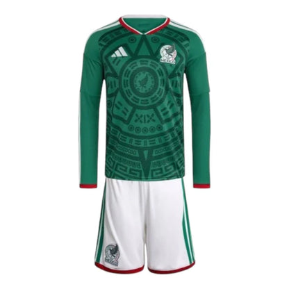 Conjunto Infantil Seleção México Manga Larga 26-27 - Primera Equipación
