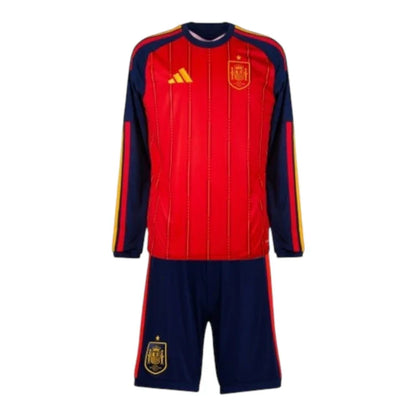 Conjunto Infantil Seleção Espanha Manga Larga 26-27 - Primera Equipación