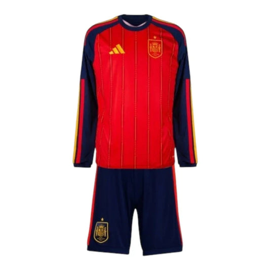 Conjunto Infantil Seleção Espanha Manga Larga 26-27 - Primera Equipación