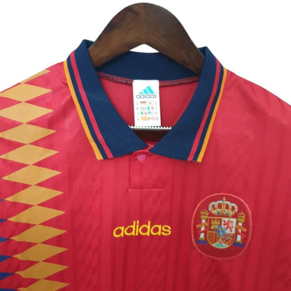 Retro Seleção da Espanha 1996 - Primera Equipación