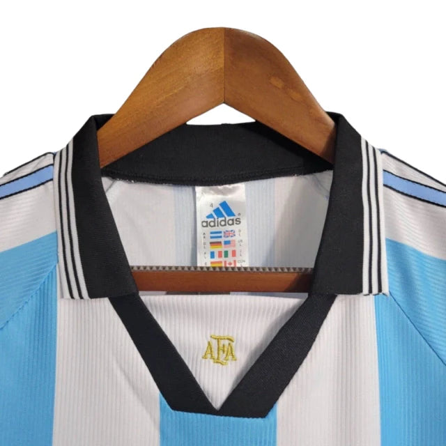 Retro Seleção da Argentina 1998-1999 - Primera Equipación