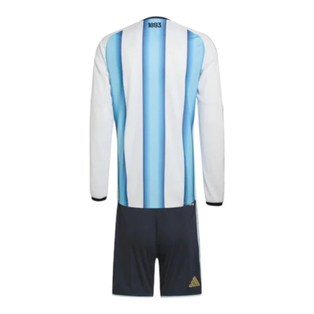 Conjunto Infantil Seleção Argentina Manga Larga 26-27 - Primera Equipación