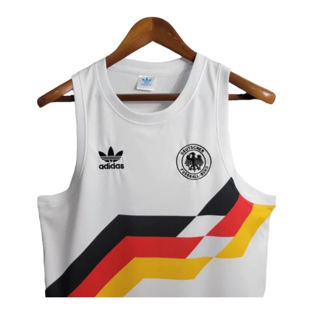 Camiseta Sin Mangas Retro Seleção da Alemanha 1990
