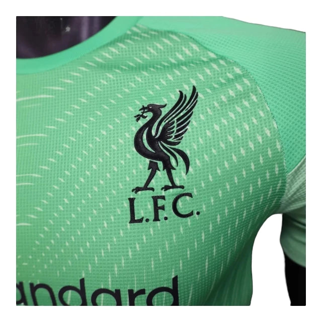 Camiseta de Portero Liverpool Jugador 25-26 - Primera Equipación
